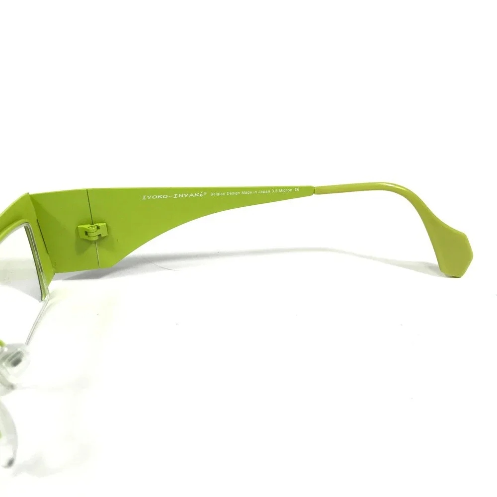 Iyoko-Inyake Eyeglasses Frames IY579 Col.149 Blue Green Cat Eye Square 49-20-140